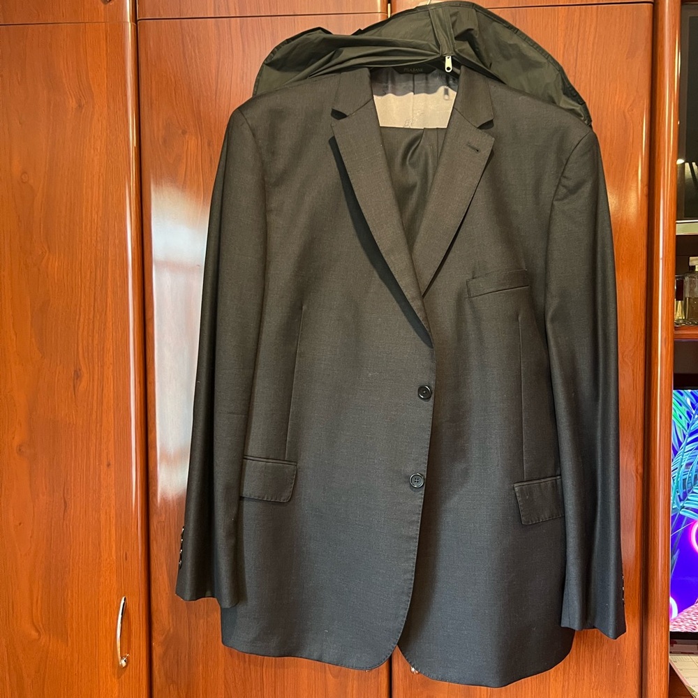 Jos. A. Bank Tailored Fit Black Blazer and slacks suit set